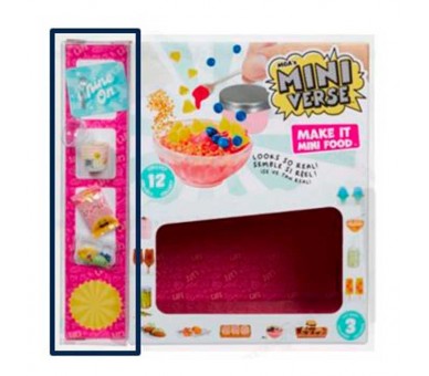 Capsula sorpresa Miniverse Make It Mini Foods Cafe Serie 3 surtido