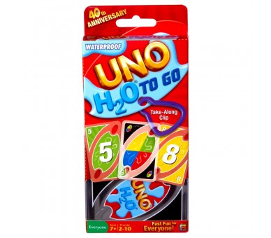 Juego cartas UNO H2O To Go