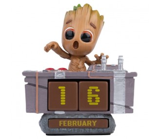 Calendario Perpetuo 3D Groot Death Button Guardianes de la Galaxia Marvel