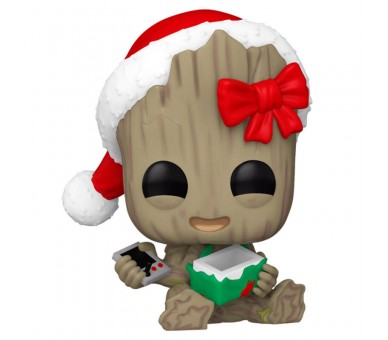 Figura POP Marvel Groot with Present