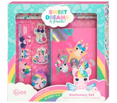 Set papeleria en caja Sweet Dreams