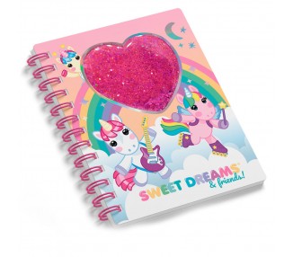 Cuaderno con purpurina Sweet Dreams