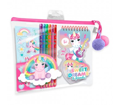Set papeleria en estuche Sweet Dreams