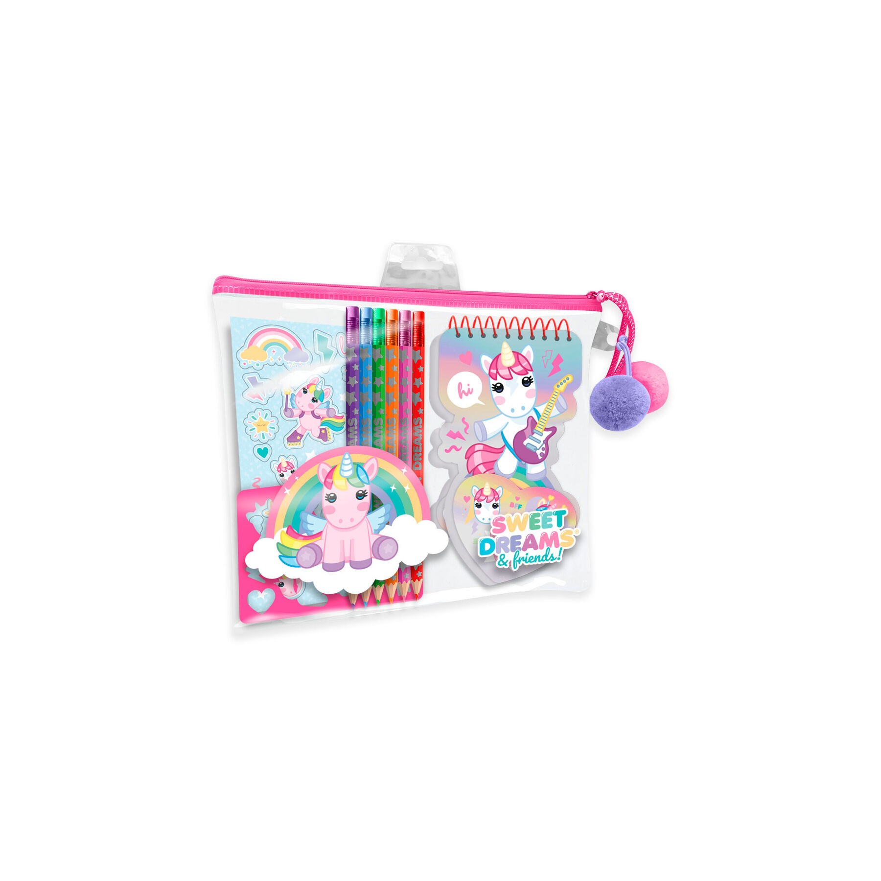 Set papeleria en estuche Sweet Dreams
