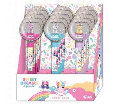 Boligrafo con topper agua Sweet Dreams surtido