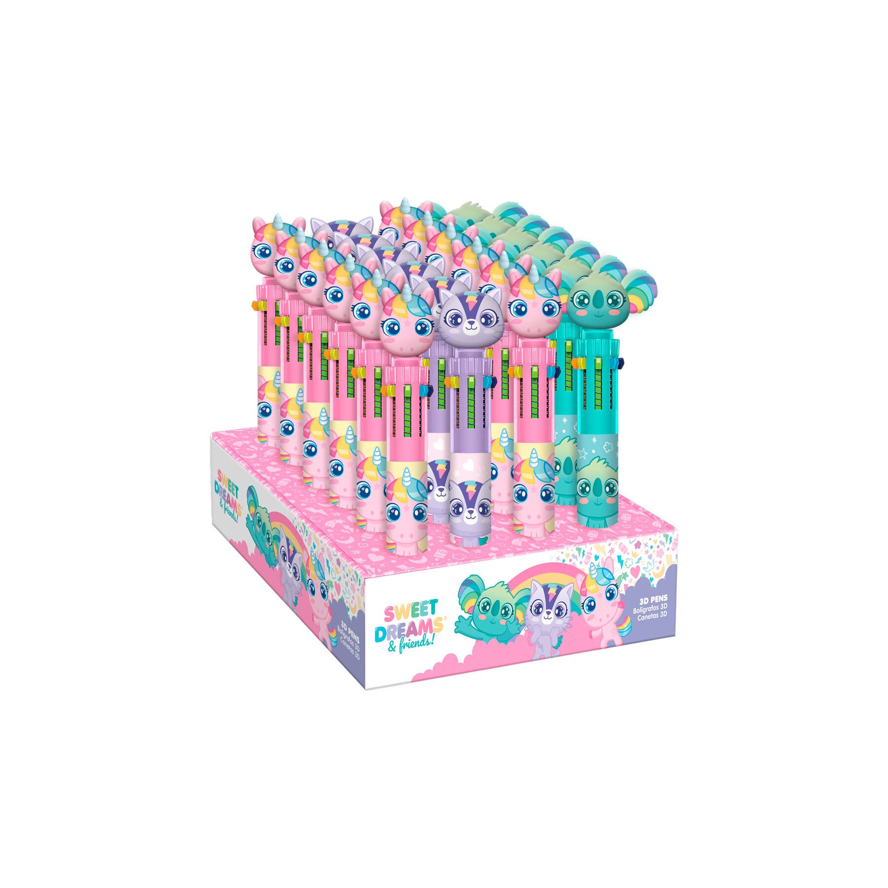 Boligrafo 6 colores Sweet Dreams surtido