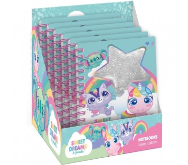 Cuaderno purpurina Sweet Dreams