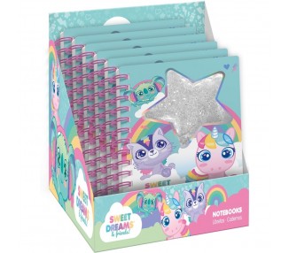 Cuaderno purpurina Sweet Dreams