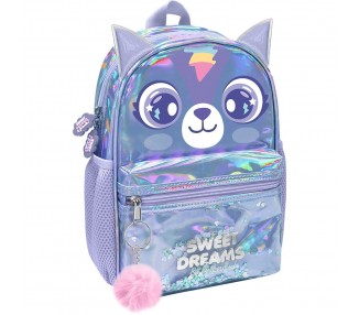 Mochila plateada Sweet Dreams 29cm