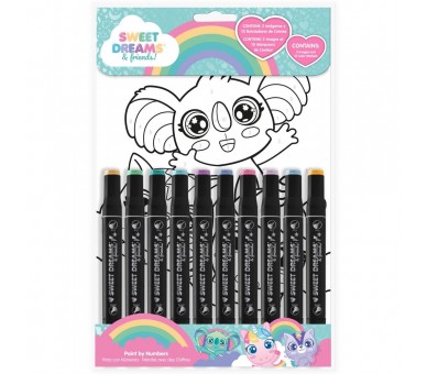 Pinta con numeros Sweet Dreams