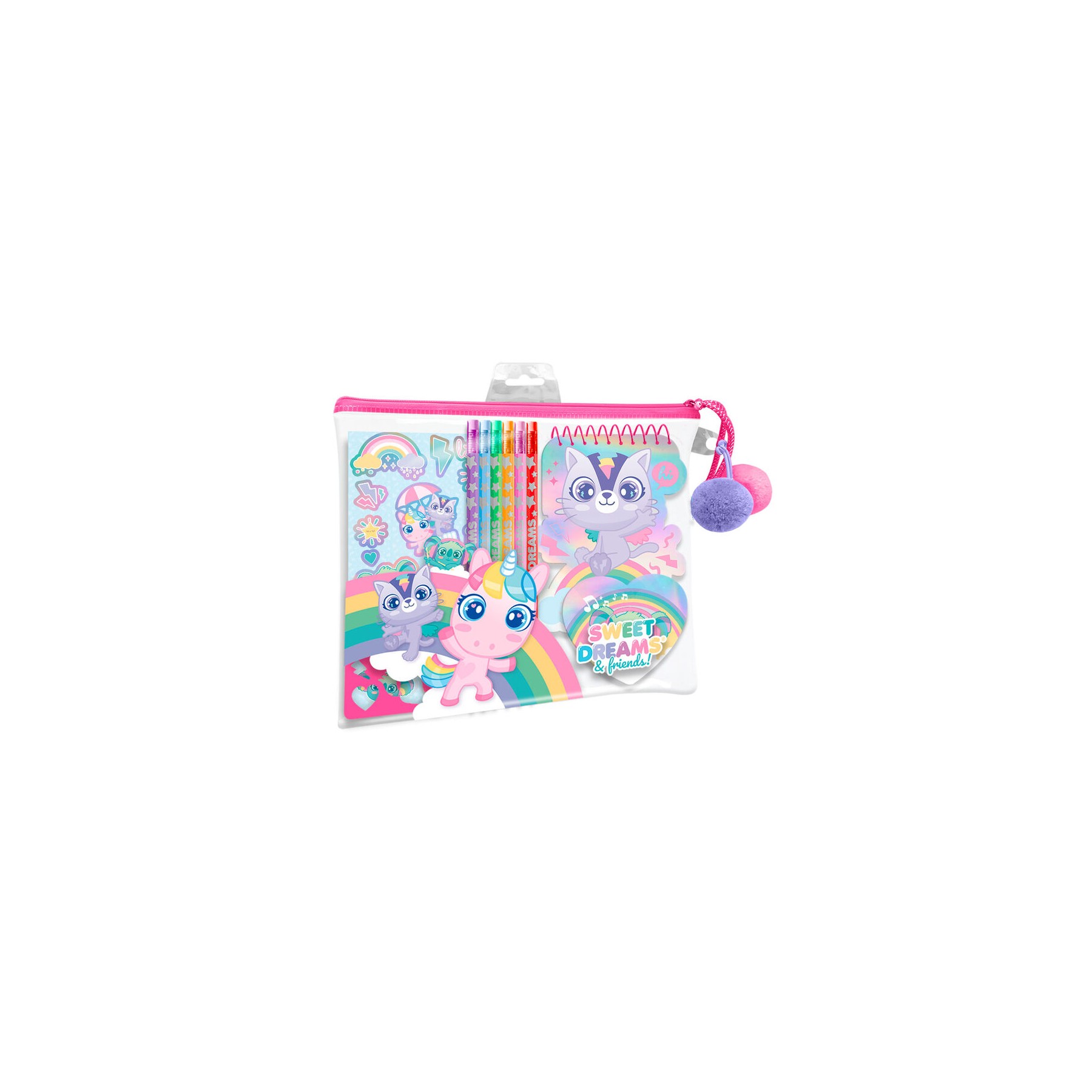 Set papeleria en estuche Sweet Dreams