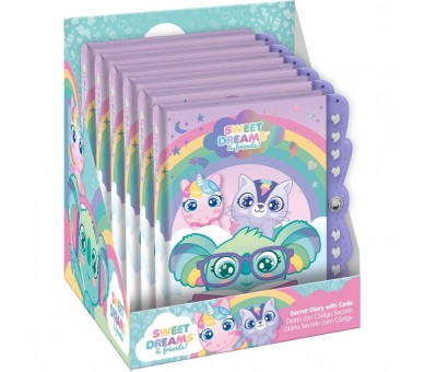 Diario con codigo Sweet Dreams