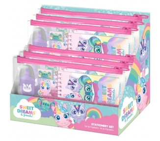 Set papeleria en estuche Sweet Dreams 7pzs