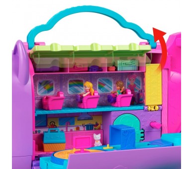 Cofre Avion de gatito Polly Pocket