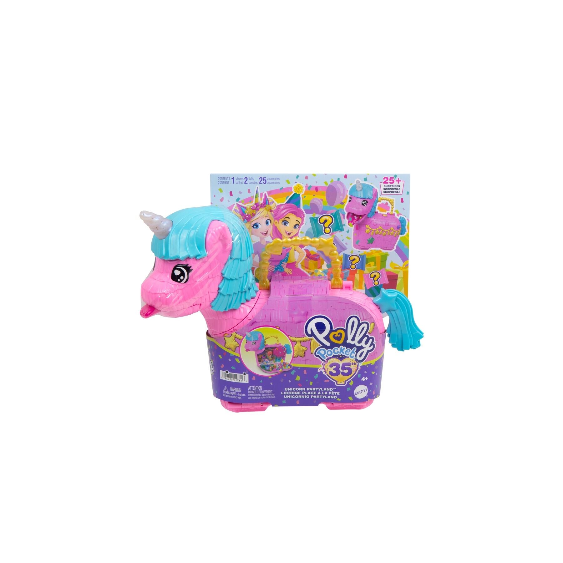 Cofre Unicornio Partyland Polly Pocket