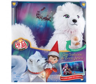 Set Cuento + Peluche Zorro Artico Elf Pets español