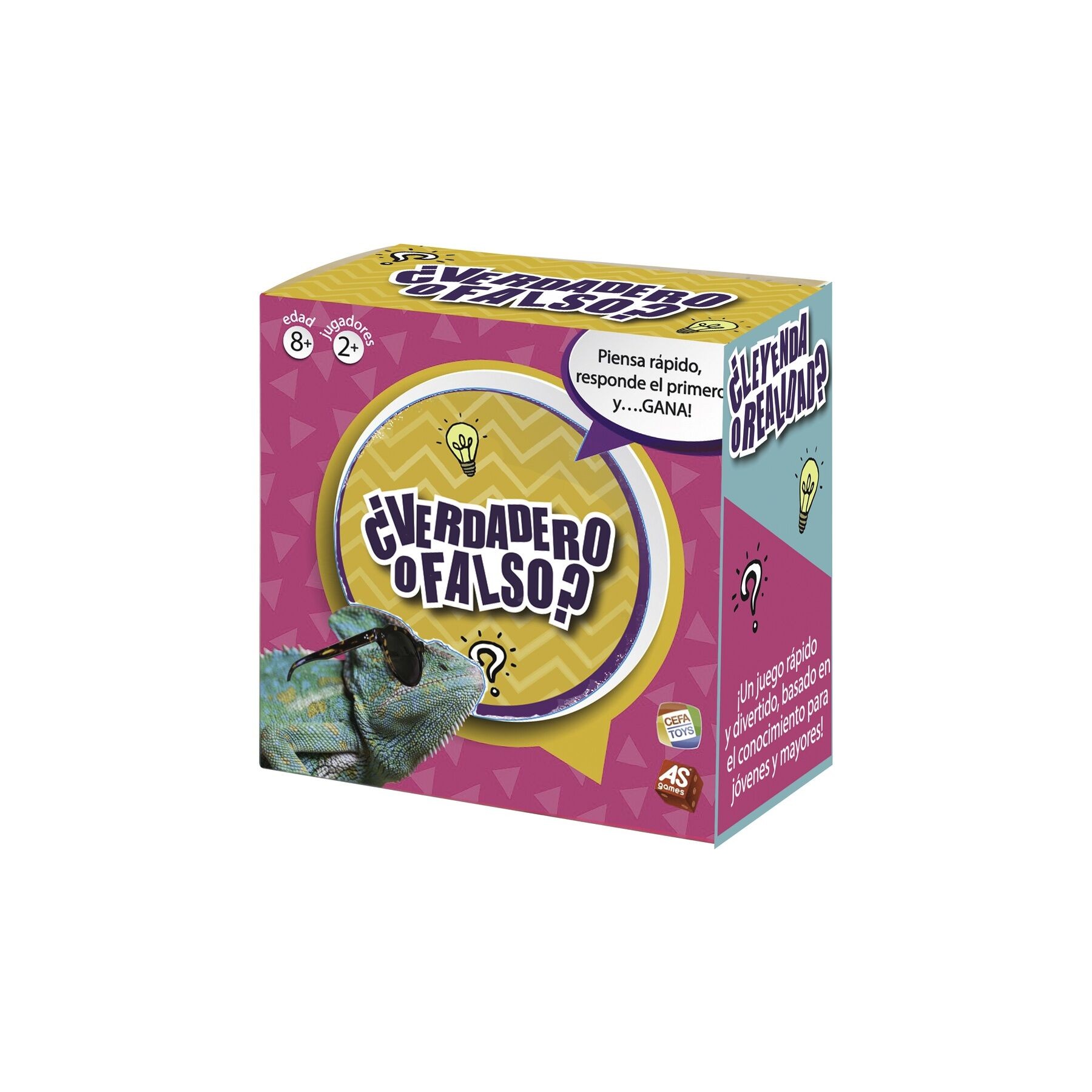 Juego mesa Verdadero o Falso español