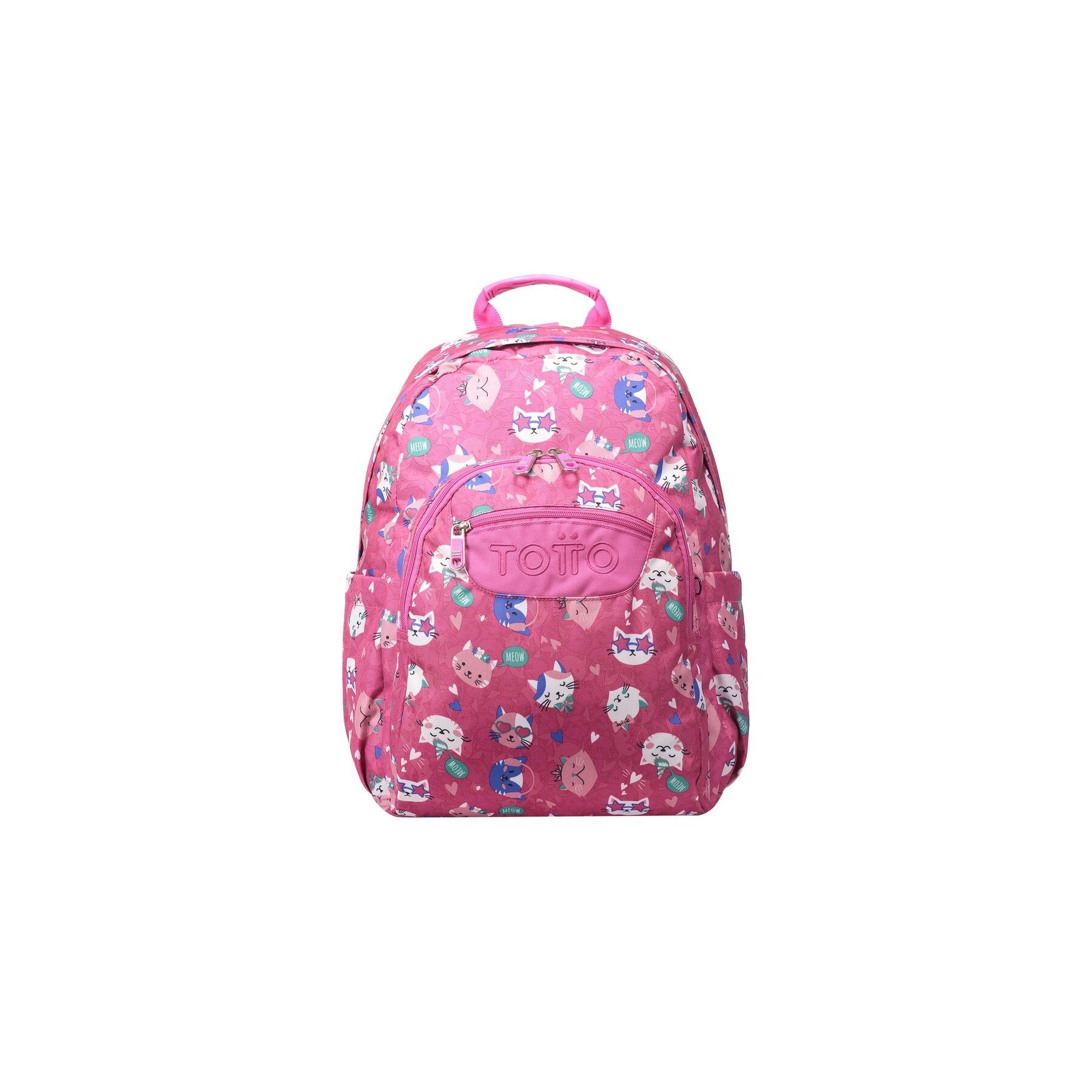 Mochila Fiesta Gatitos Acuareles 44cm