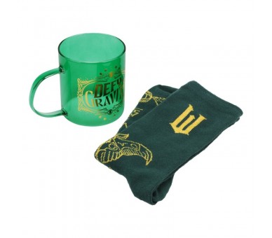 Set Taza cristal + Calcetines Elphaba Wicked