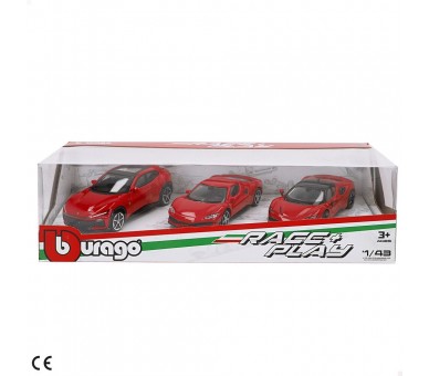 Blister 3 coches Ferrari