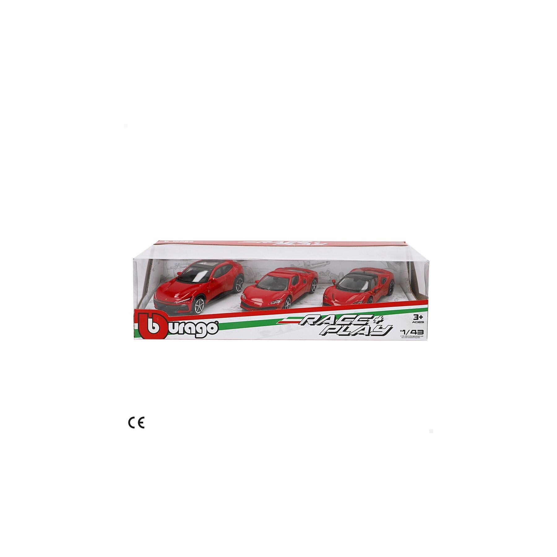 Blister 3 coches Ferrari