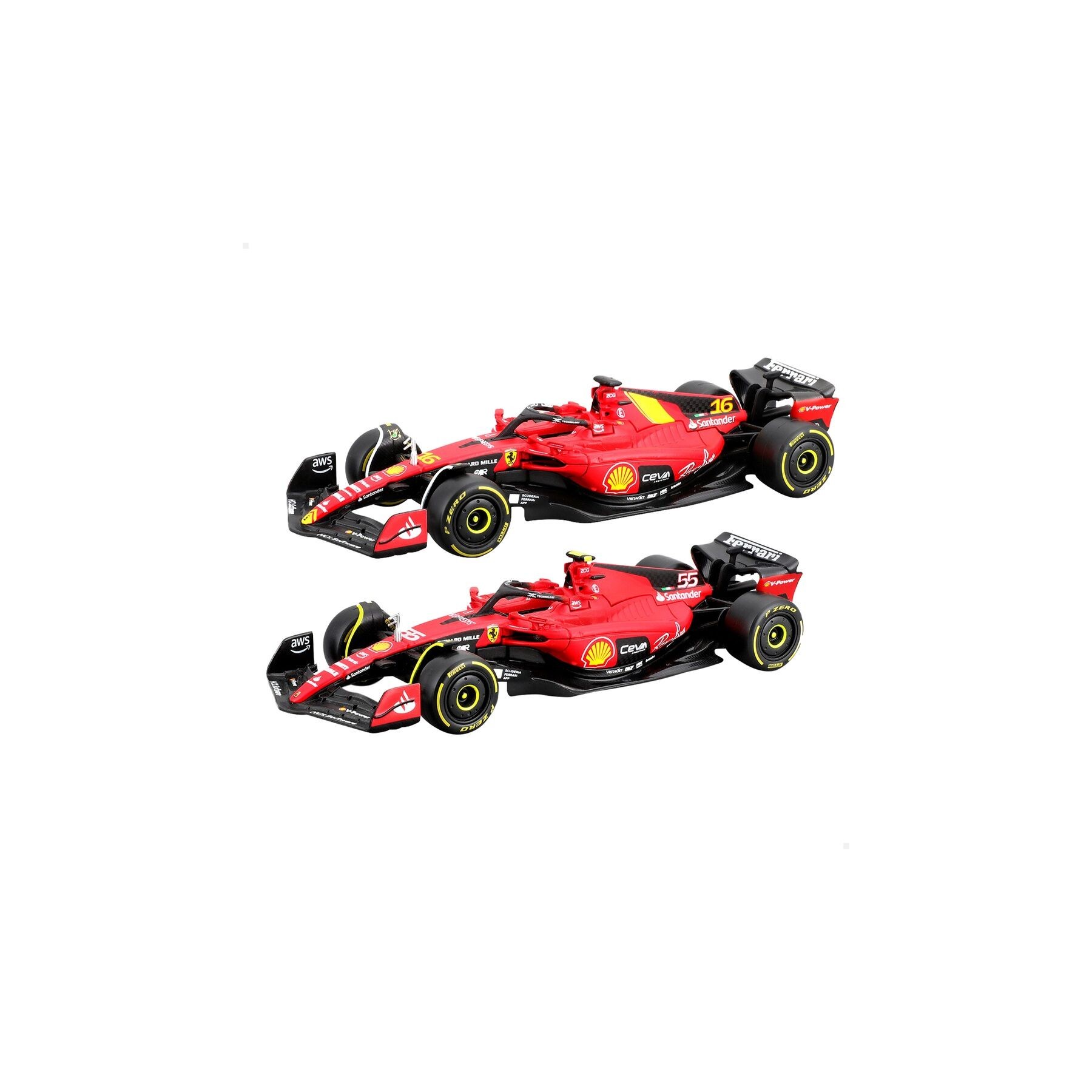 Blister 2 coches Ferrari Formula 1