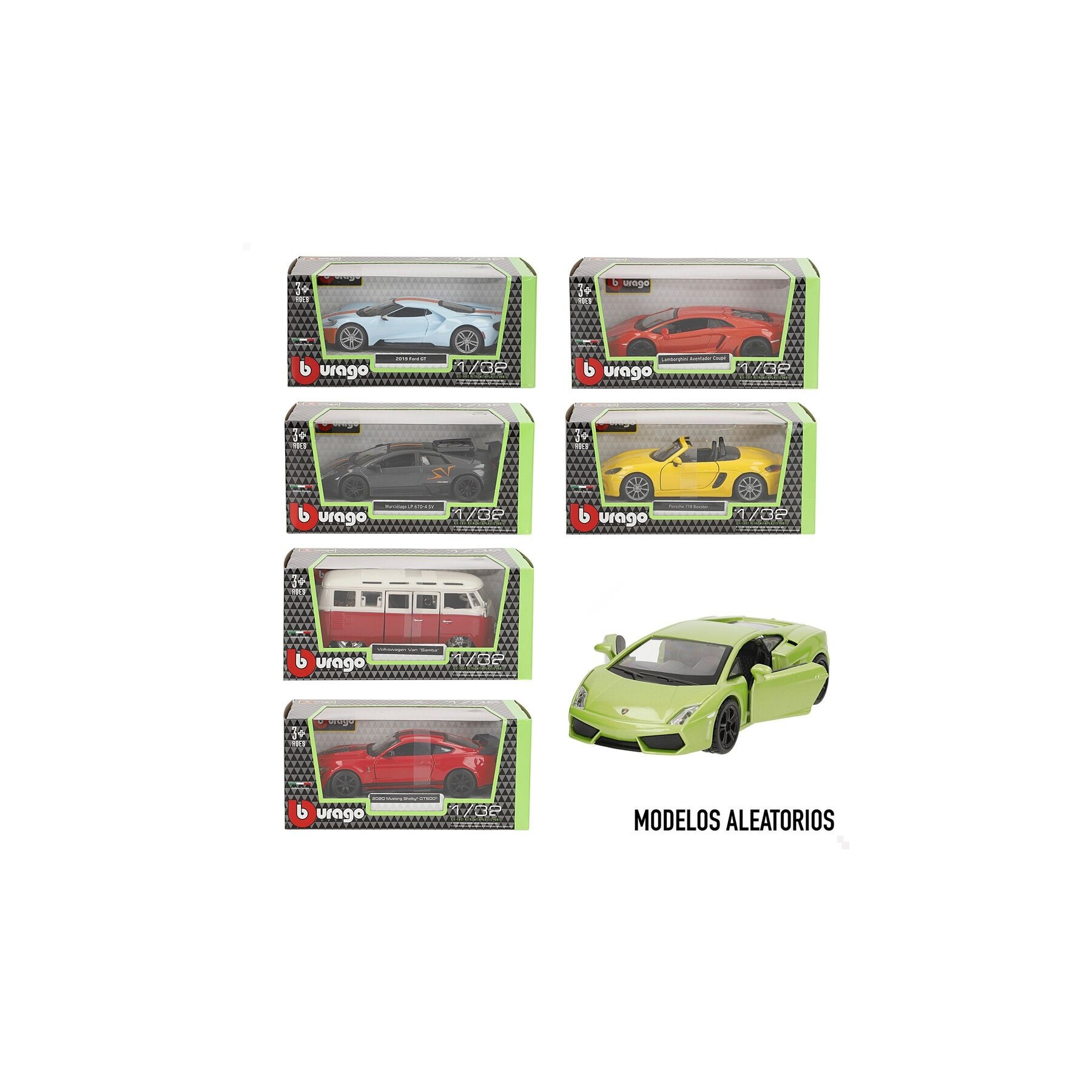 Coche deportivo clasico surtido