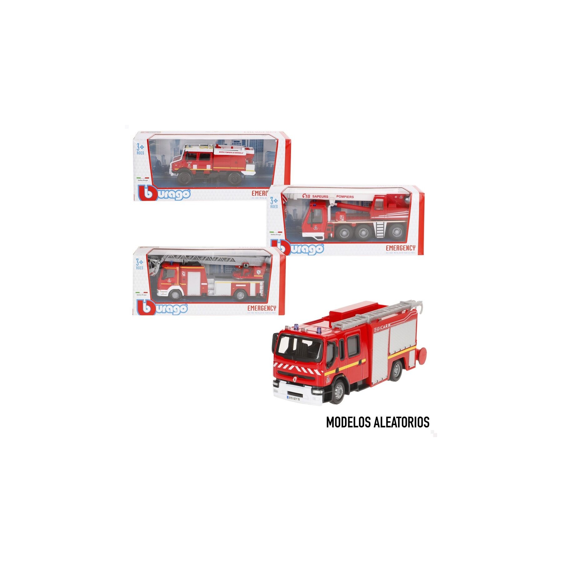 Coche emergencias surtido