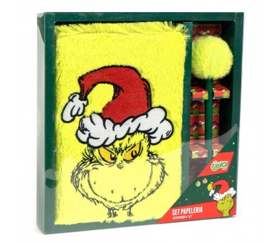 Blister papeleria Grinch