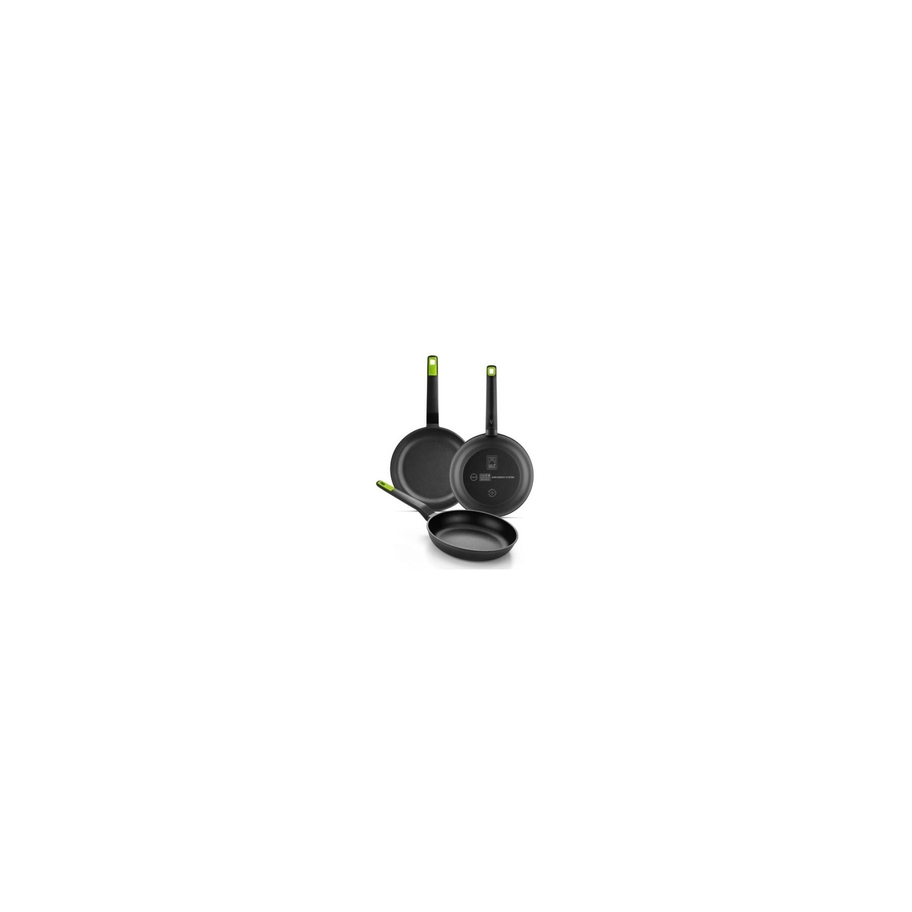 Pack 3 Sartenes Bra Gastro A841202/ Ø20Cm/ Ø24Cm/ Ø28Cm/ Apt