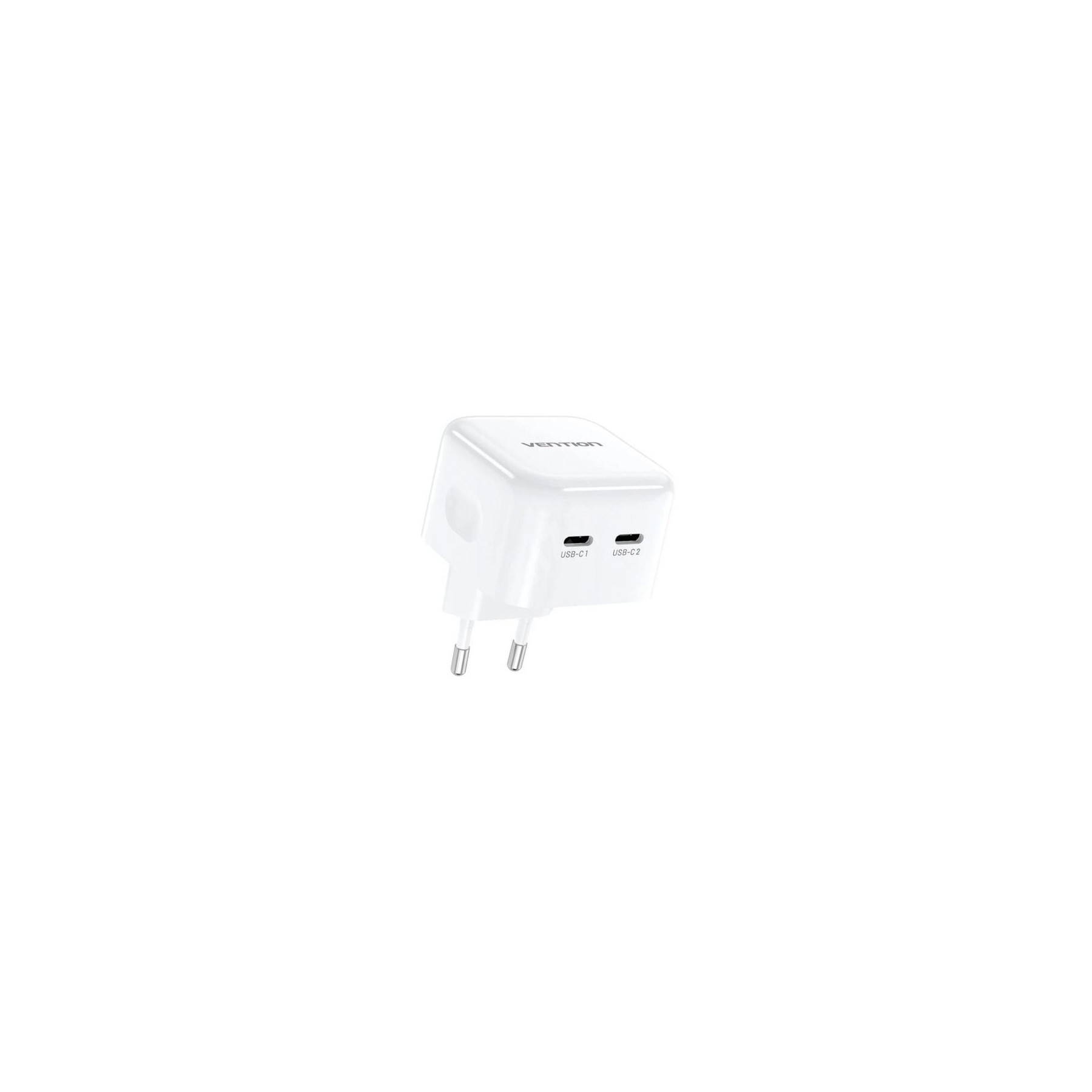 Cargador Gan De Pared Vention Fbpw0-Eu/ 2Xusb Tipo-C/ 35W