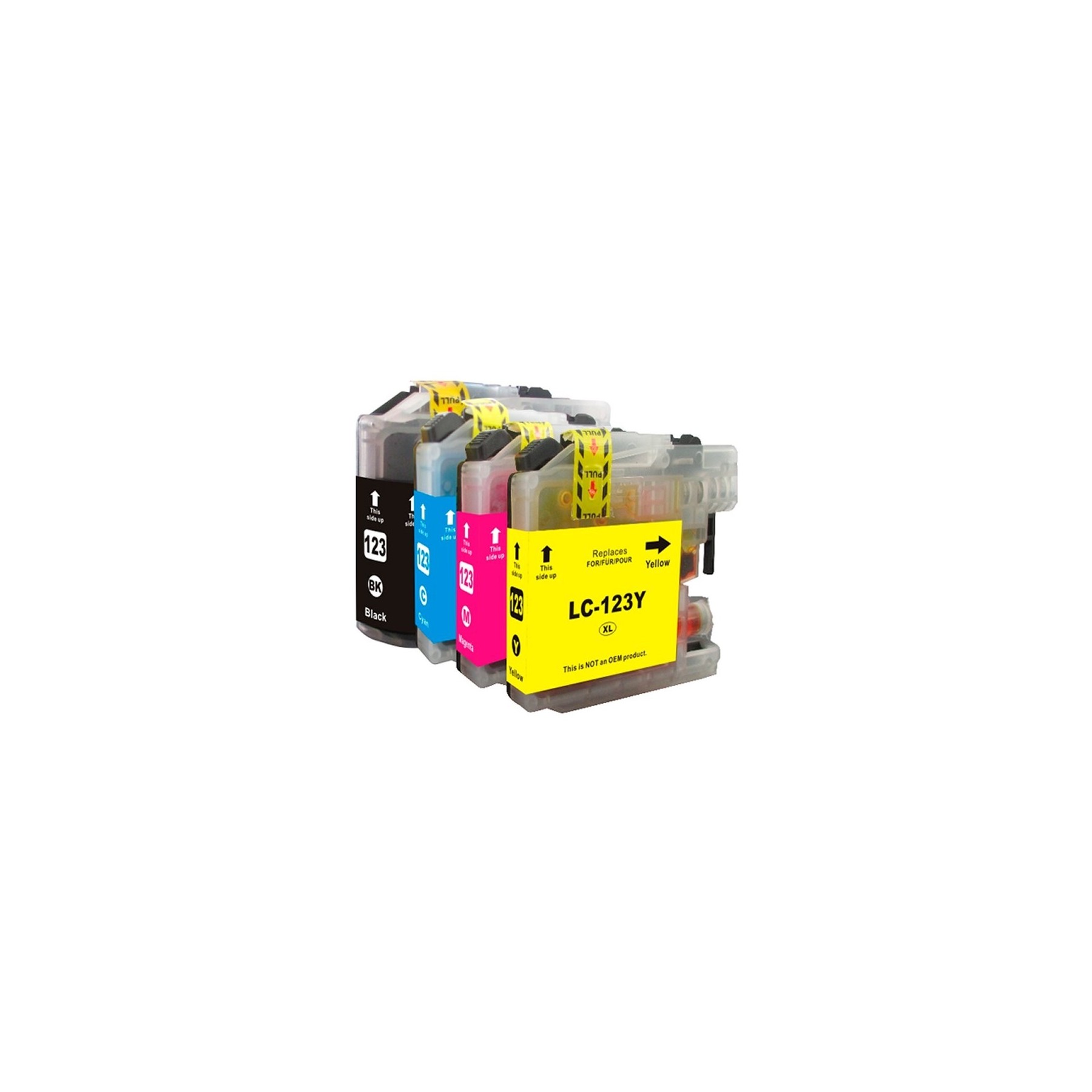 Inkoem Cartucho Compatible Brother Lc123Xl Amarill