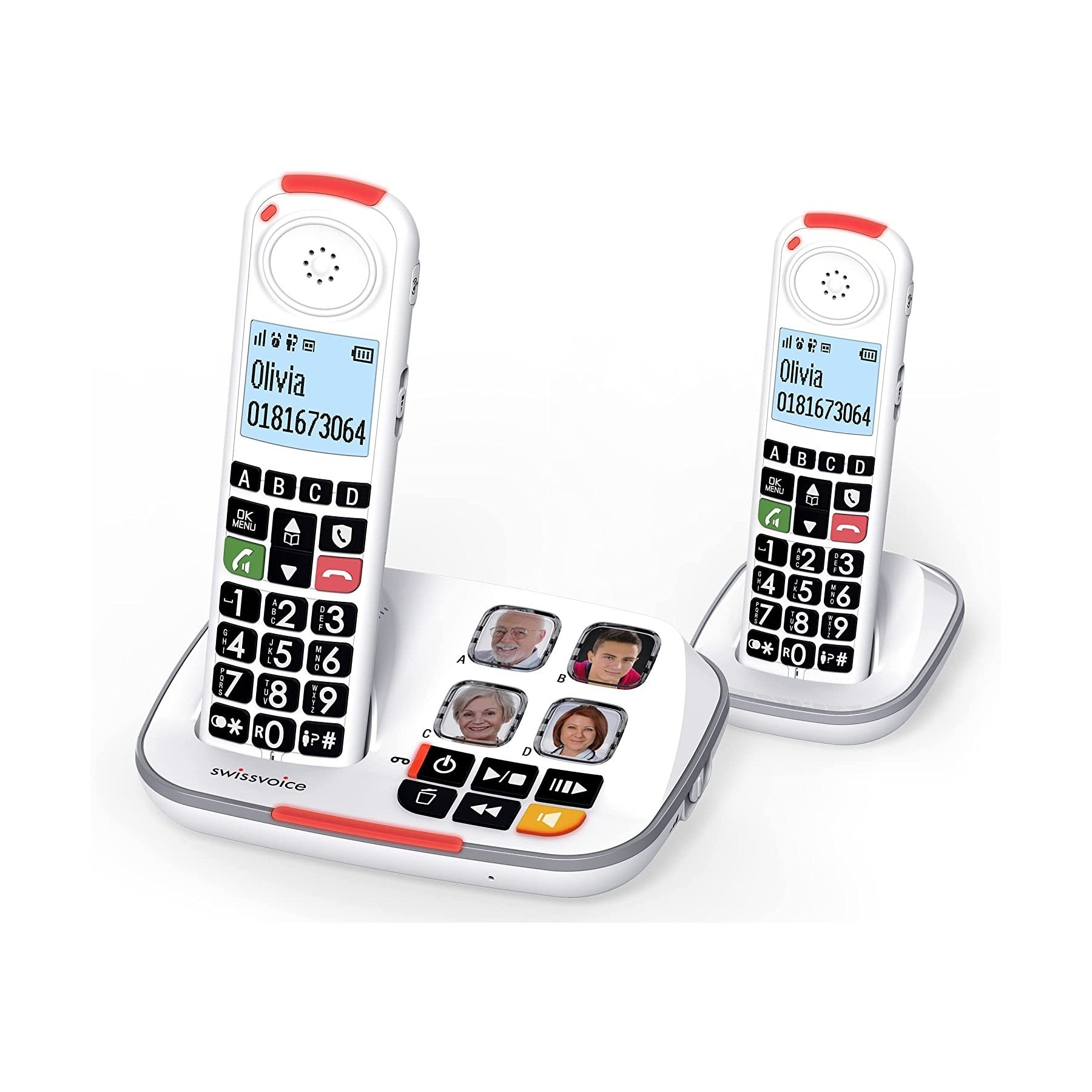 Telefono Inalambrico Swissvoice Dec Xtra 2355 Duo Eu Blanco