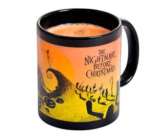 Taza Escena del Cementerio Pesadilla Antes de Navidad Disney 315ml