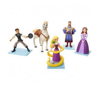Blister set figuras Rapunzel Disney