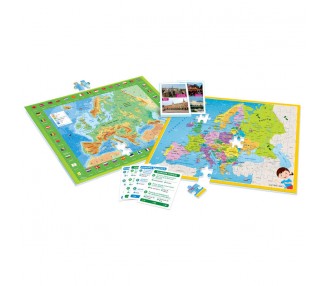 Juego puzzle Mapa Geo descubre Europa