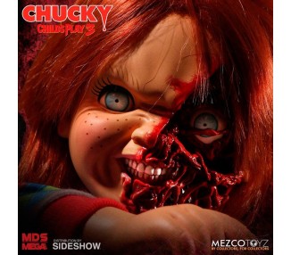 Figura Chucky El Muñeco Diabolico 3 Cara Pizza parlante 38cm ingles