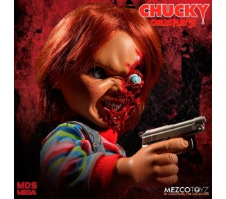 Figura Chucky El Muñeco Diabolico 3 Cara Pizza parlante 38cm ingles