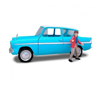 Blister figura Harry + coche Ford Anglia Harry Potter