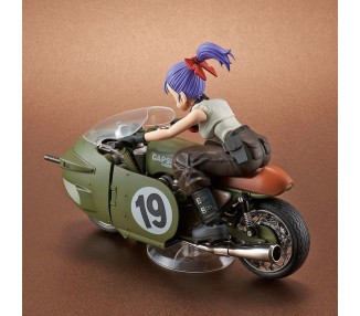 Figura Bulma Variable n19 Motorcycle Model Kit Dragon Ball 16cm
