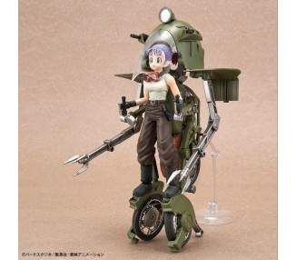Figura Bulma Variable n19 Motorcycle Model Kit Dragon Ball 16cm