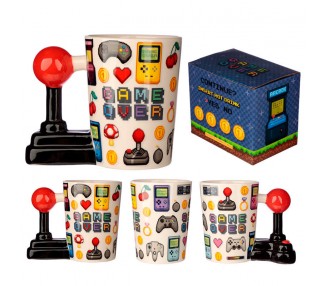 Taza asa 3D Joystick Pixel Game Over
