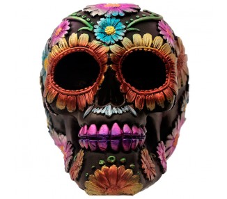 Figura Calavera Dia de los Muertos Floral surtido