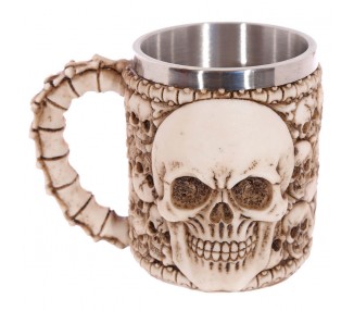 Taza Calavera y Cabezas de Calaveras