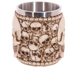 Taza Calavera y Cabezas de Calaveras