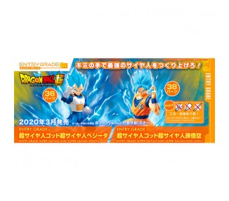Figura Super Saiyan God Super Saiyan Vegeta Model Kit Dragon Ball Super 14cm