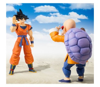 Figura Son Goku Saiyan Raised on Earth Dragon Ball 14cm