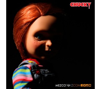 Figura articulada parlante Muñeco Diabolico Chucky 38cm