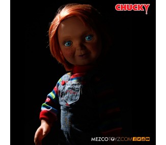 Figura articulada parlante Muñeco Diabolico Chucky 38cm