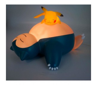 Lampara Led Touch Sensor Snorlax y Pikachu Pokemon
